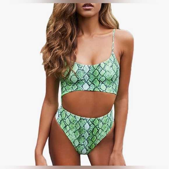 Other - NWT-$33 Snake Print Cut Out 
BATHING-SUIT🌸☀️ Hot